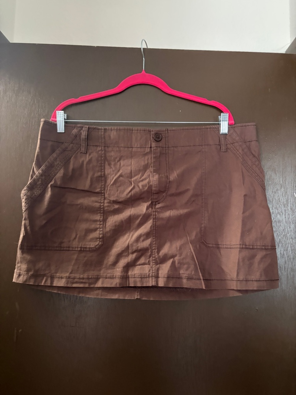 Brown Mini Skirt